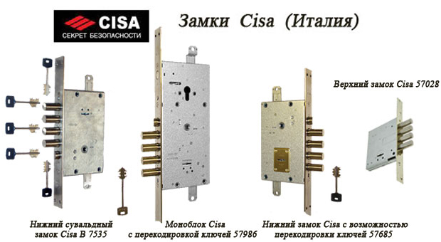 Заказать установку и ремонт замков Cisa в Москве